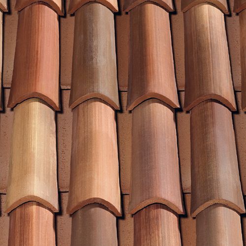Черепица желобчатая - COPPINO TIROLO ANTICO - INDUSTRIE COTTO POSSAGNO - вентилируемая / из терракоты