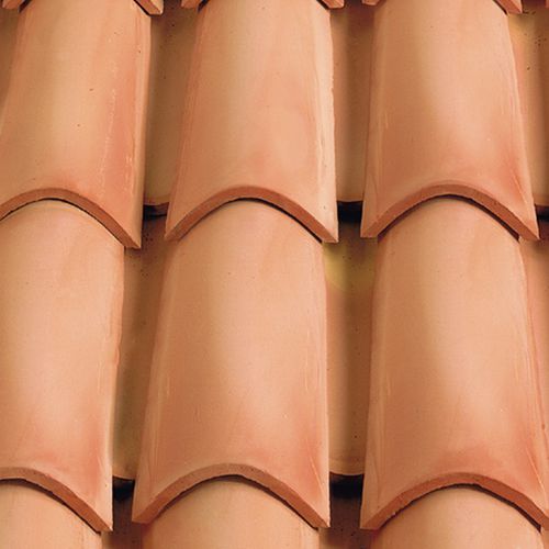 Черепица желобчатая - COPPO UMBRO TOSCANO ROSATO - INDUSTRIE COTTO POSSAGNO - вентилируемая / из терракоты