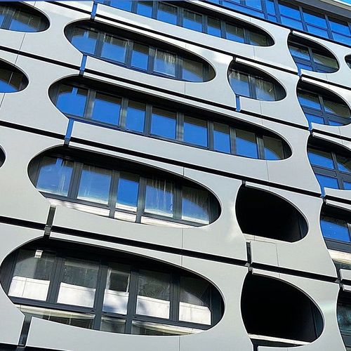 Облицовка фасада для вентилируемого фасада - ARIACOVERING ® - ALIVA - панельная / из алюминия / из листового металла