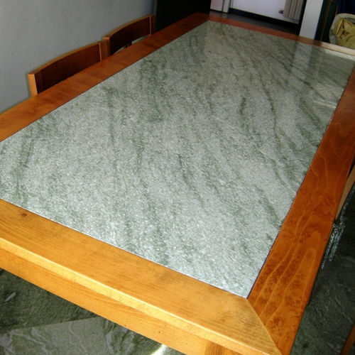Современный стол - VERDE SPLUGA - GRANITI CONRAD - из камня / прямоугольный