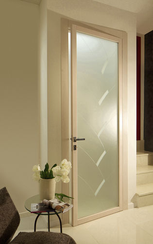 Дверь для интерьера - SQUARE - CRISTAL PORTE D'ARREDO - из дерева / створчатая / раздвижная