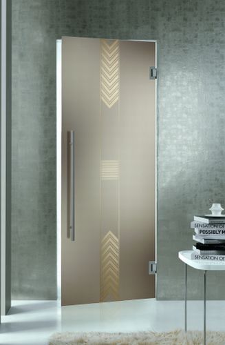 Дверь для интерьера - DINAMICA - CRISTAL PORTE D'ARREDO - из стекла / створчатая / застекленная