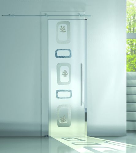Дверь для интерьера - ITACA - CRISTAL PORTE D'ARREDO - из стекла / раздвижная / застекленная
