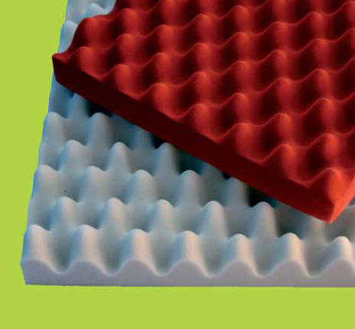 Настенная звукоизоляционная панель - ISOTEK FOAM - N.D.A. NUOVE DIMENSIONI AMBIENTALI - из губки / пирамидальная / для профессионального использования