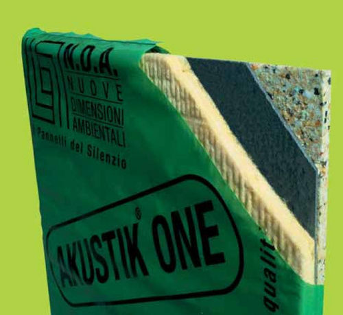 Термоакустическая изоляция - AKUSTIK ONE - N.D.A. NUOVE DIMENSIONI AMBIENTALI - из полиуретана / из панелей / для наружной теплоизоляции (ITE)