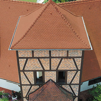 Плоская черепица - PRESSEE STE FOY - EDILIANS - из терракоты
