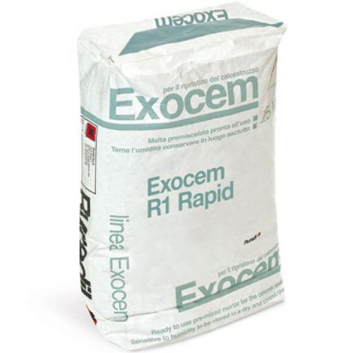 Строительный раствор для ремонта - EXOCEM R1 RAPID - RUREDIL - для восстановительных работ / для бетона / для цемента