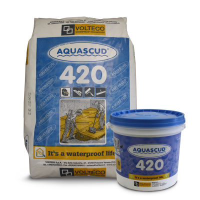 Система герметизации для балкона - AQUASCUD 420 - VOLTECO - для теплоизоляции снаружи ITE / для террасы / из эластомера