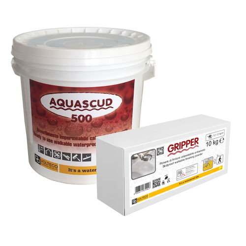 Система герметизации для балкона - AQUASCUD 500 - VOLTECO - для пешеходного трафика / готовая к использования / из полимера