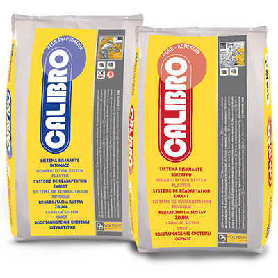 Строительный раствор для восстановительных работ - CALIBRO PLUS EVAPORATION - VOLTECO - дезинфицированный / для бетона / для цемента