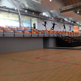 Ступень из металла - INDOOR FIXED BLEACHER - MONDO - прямая