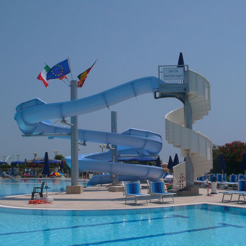 Поворотная горка - TOBOGA - TECNOPISCINE INTERNATIONAL - для аквапарков