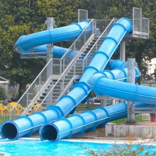 Поворотная горка - IDROTUBO - TECNOPISCINE INTERNATIONAL - для аквапарков / трубчатая