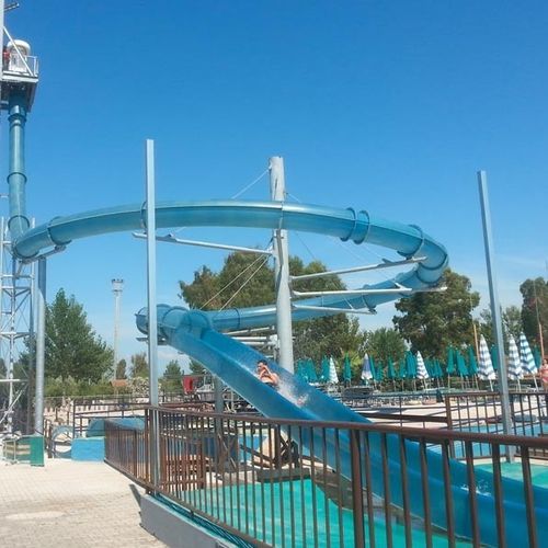 Поворотная горка - FALL LOOP - TECNOPISCINE INTERNATIONAL - для аквапарков / трубчатая / высокоскоростная