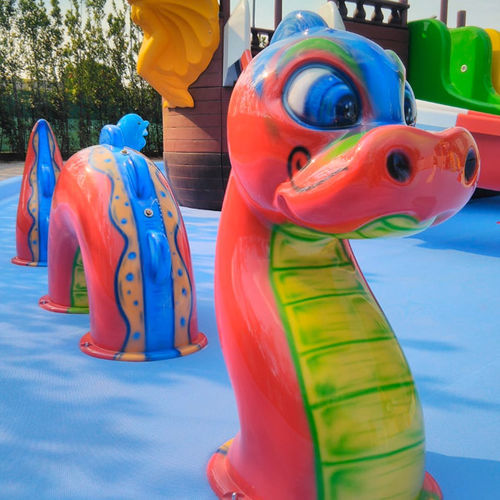 Игровая конструкция для аквапарков - DRAGON - TECNOPISCINE INTERNATIONAL - из стекловолокна
