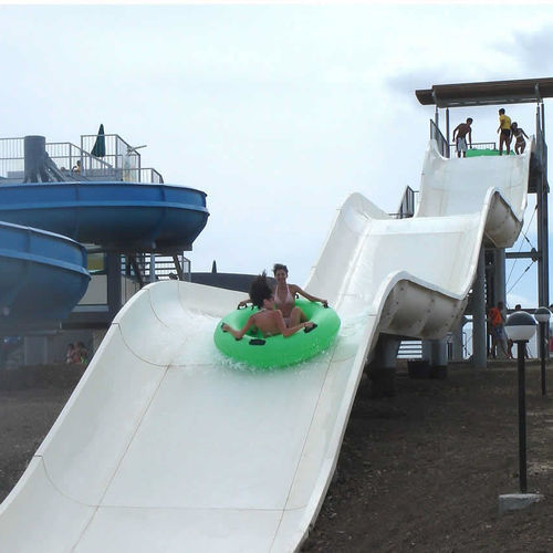 Прямая горка - BIG JUMP - TECNOPISCINE INTERNATIONAL - для аквапарков / с надувными кругами