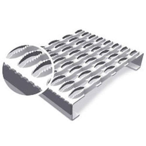 Металлическая ступень - STAIRTREADS - MEISER - из решетки / противоскользящая
