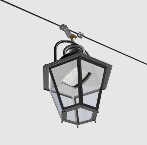 Светильник на кабеле LED - CAP FERRAT - GROUPE RAGNI - круглый / алюминий / из латуни