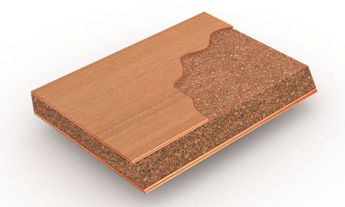 Сэндвич-панель для внутренней компоновки - LARIMAR® SG - BELLOTTI - деревянная поверхность / пробковая прокладка / высокое сопротивление