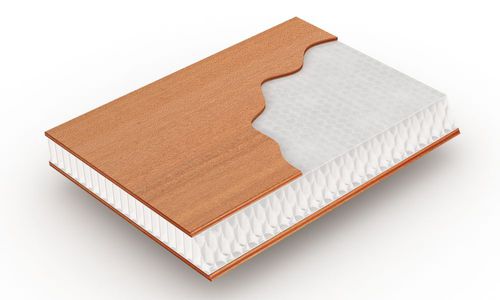 Сэндвич-панель для внутренней компоновки - LARIMAR® P80 - BELLOTTI - деревянная поверхность / сотовая полипропиленовая конструкция / высокое сопротивление