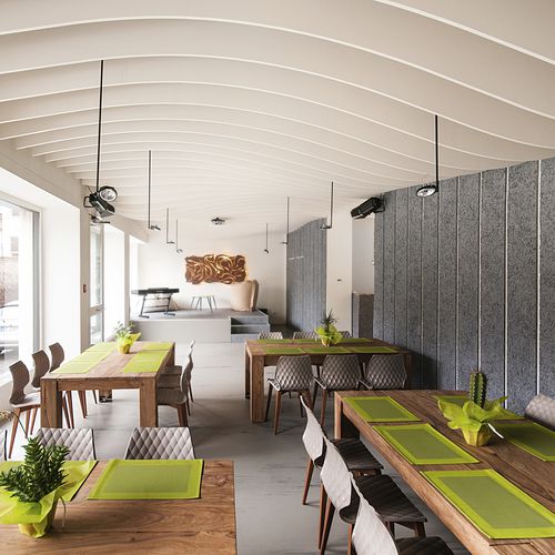 Звукоизоляционная панель для стены - ACOUSTIC WALL COVERINGS - CELENIT - для перегородки / из древесной шерсти / для бытового использования