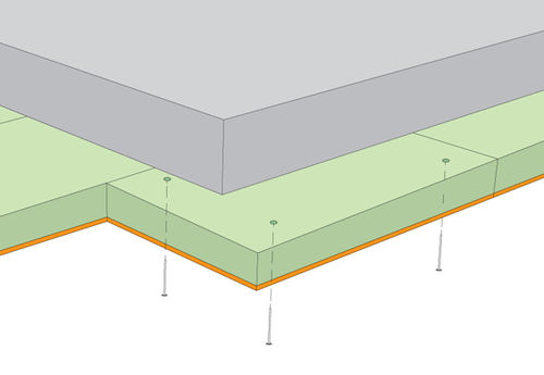 Термоакустическая изоляция - FIRST FLOOR INSULATION - CELENIT - из древесной шерсти / из панелей / для пола