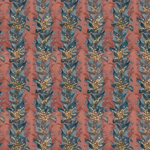 Обивочная ткань - LILY STRIPE - Zoffany - в цветочек / из полиэстера / для улицы