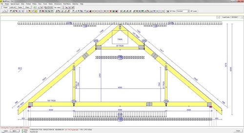 Чертежное программное обеспечение - TRUSS DESIGN - WOLFSYSTEM - DAO / для архитектуры / для стальной конструкции