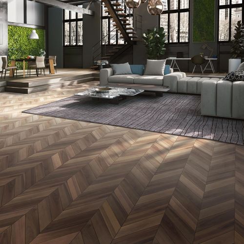 Паркет из паркетной доски - European Neutro - BERTI PAVIMENTI LEGNO - из орехового дерева / очищенный / лакированный