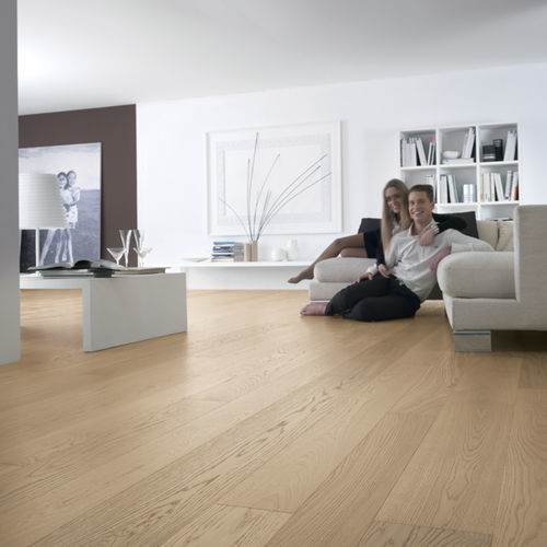 Паркет из паркетной доски - Naturalizzato - BERTI PAVIMENTI LEGNO - из дуба / «елочка» / плавучий