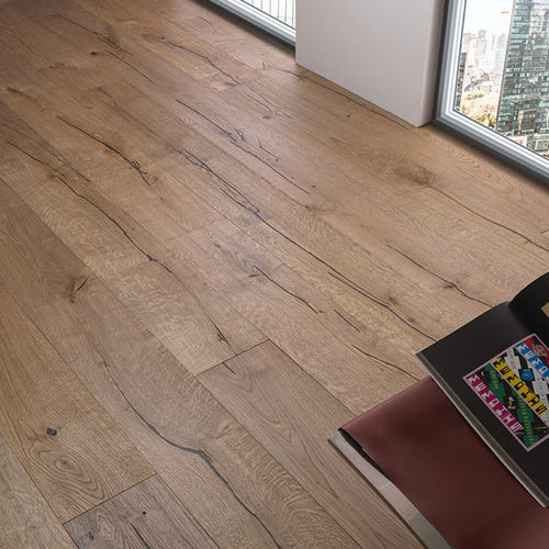 Паркет из паркетной доски - Tuscany - BERTI PAVIMENTI LEGNO - из дуба / очищенный / предварительно покрытый лаком