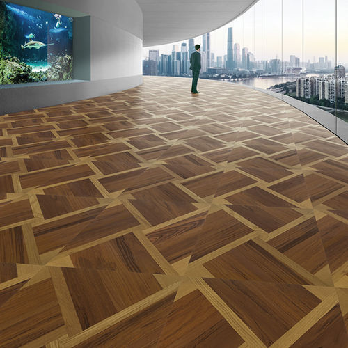 Паркет из паркетной доски - Guangzhou - BERTI PAVIMENTI LEGNO - из тикового дерева / из натурального дуба / плавучий