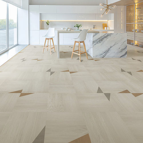 Паркет из паркетной доски - ICA modulo 4 - BERTI PAVIMENTI LEGNO - из светлого дуба / плавучий / широкоформатный