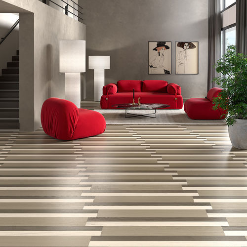 Напольное покрытие подходит для стен - D-PLANK GREY WASH - BERTI PAVIMENTI LEGNO - из дуба / для интерьера / для профессионального использования