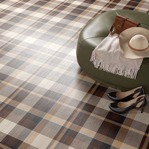 Напольное покрытие подходит для стен - TARTAN WOOD BROWN - BERTI PAVIMENTI LEGNO - из дерева / для интерьера / для профессионального использования