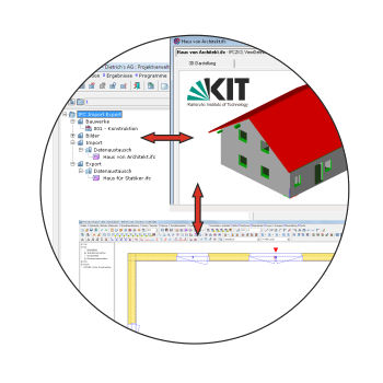 Программное обеспечение BIM (Информационное моделирование здания) - IFC - DIETRICH'S AG - для бетонной конструкции / для систем автоматизации зданий / для деревянной конструкции