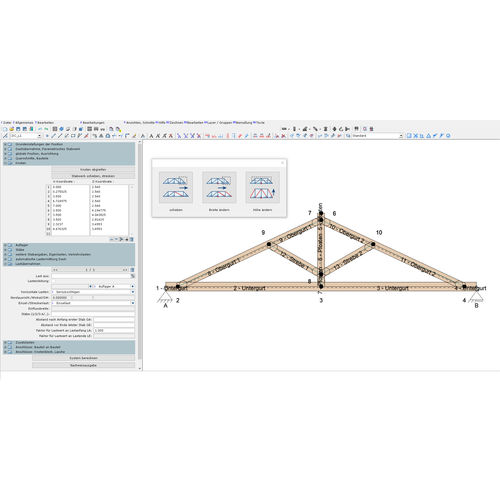 Программное обеспечение CAO - TRUSS - DIETRICH'S AG - чертежное / для расчетов / для деревянной конструкции