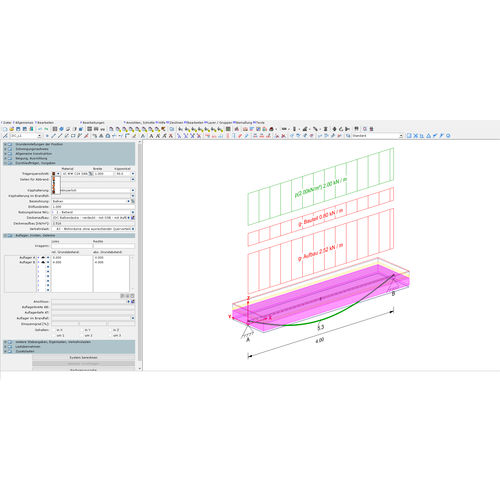 Программное обеспечение для разработки - CONTINUOUS BEAMS - DIETRICH'S AG - для анализа / для расчетов / для деревянной конструкции