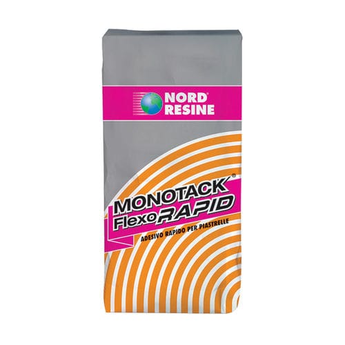 Клей для керамической плитки для цементирования - MONOTACK FLEXORAPID - NORD RESINE - для плиточного пола / для цемента / с быстрым захватом