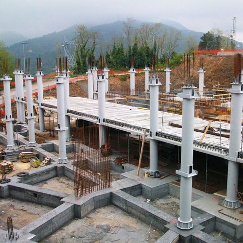Сборный столб из бетона - NPS® PDTI® - TECNOSTRUTTURE - NPS SYSTEM® - из стали / круглый / прямоугольный