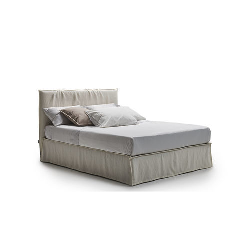 Двуспальная кровать - Naxos - Milano Bedding - современная / обитая / с изголовьем