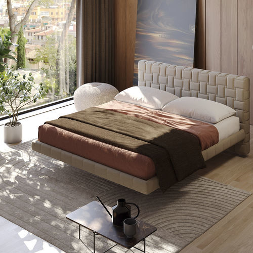 Двуспальная кровать - Cocos - Milano Bedding - современная / обитая / с изголовьем