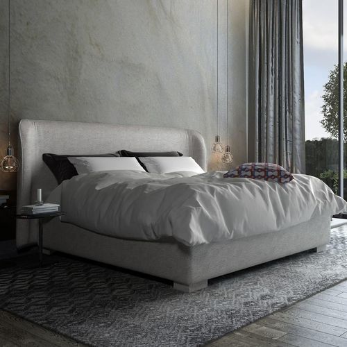 Двуспальная кровать - Victoria - Milano Bedding - современная / обитая / с изголовьем