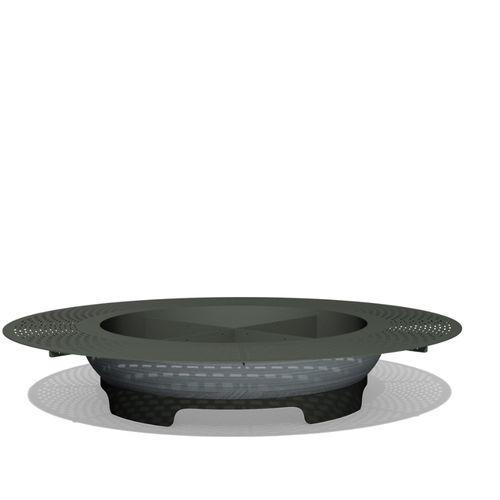 Кадка для садовых растений из нержавеющей стали - ELEMENT 01 C MS - BENKERT BÄNKE - из нержавеющей стали с порошковым покрытием / устойчивая к атмосферным воздействиям / современная