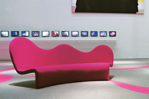 Диван уникальный дизайн - KRYSALIS - felicerossi srl. - из ткани / контрактный / Karim Rashid