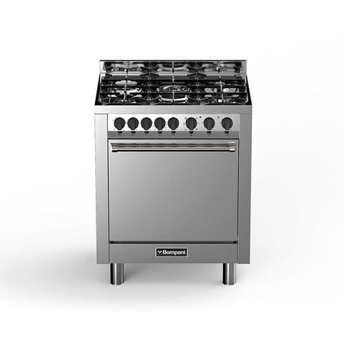 Газовая кухонная плита - BO793DC/N - Bompani - электрическая / из нержавеющей стали / из чугуна