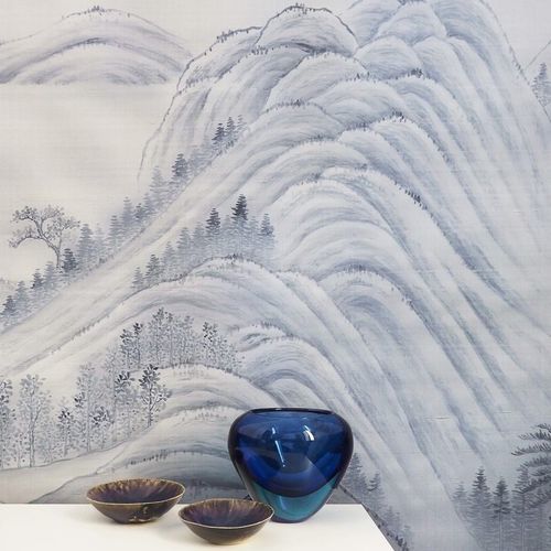 Восточный обои - ANCIENT CHINA - Misha wallcoverings - из шелка / с китайскими мотивами / имитация обоев