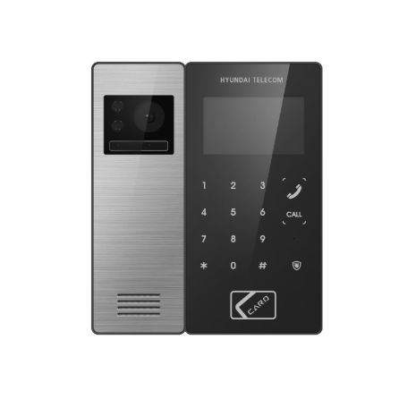 Видеотелефон из алюминия - HLF-R1041P - Hyundai Telecom - черный / для наружного применения / для интерьера