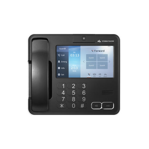 Черный видеотелефон - HMS-N1070 - Hyundai Telecom - для наружного применения / для интерьера / с камерой