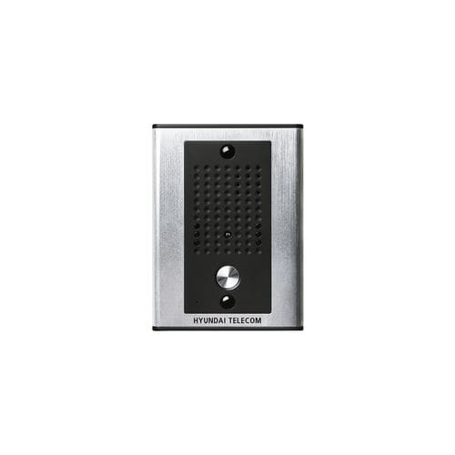 Переговорное аудиоустройство из алюминия - HDS-R2000 - Hyundai Telecom - для интерьера / с камерой / для контроля доступа